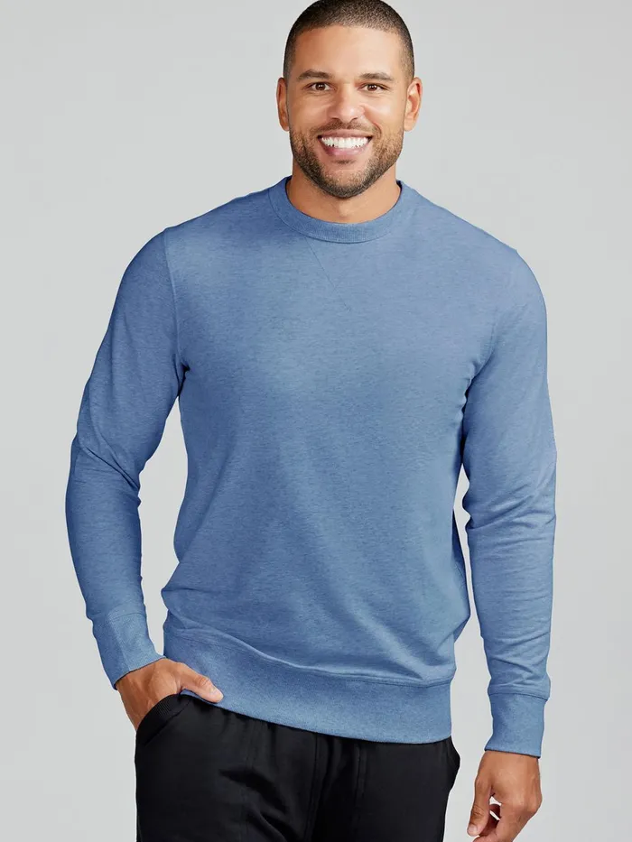 Men Varsity French Terry Sweatshirt Tasc Performance Sweatshirts Hoodies