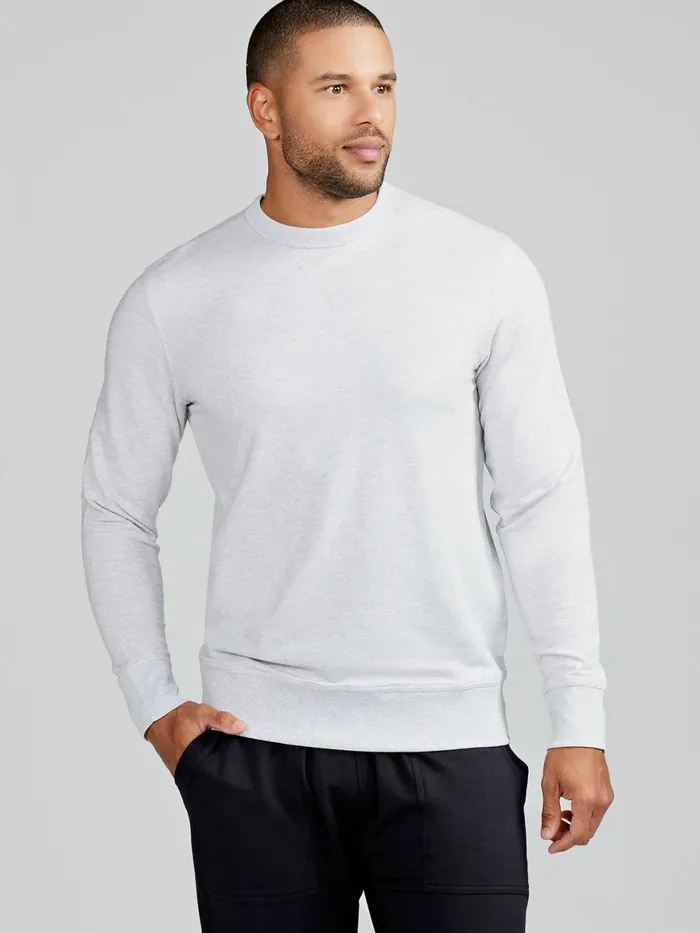 Men Varsity French Terry Sweatshirt Tasc Performance Sweatshirts Hoodies