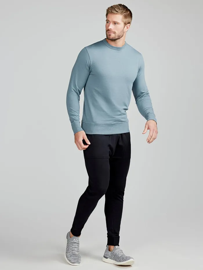 Men Varsity French Terry Sweatshirt Tasc Performance Sweatshirts Hoodies