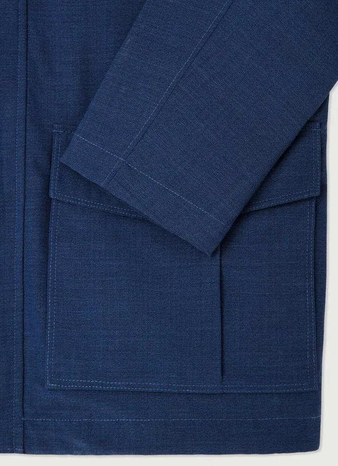 Men WaterResistant Field Jacket Blue Hackett London Coats and Jackets