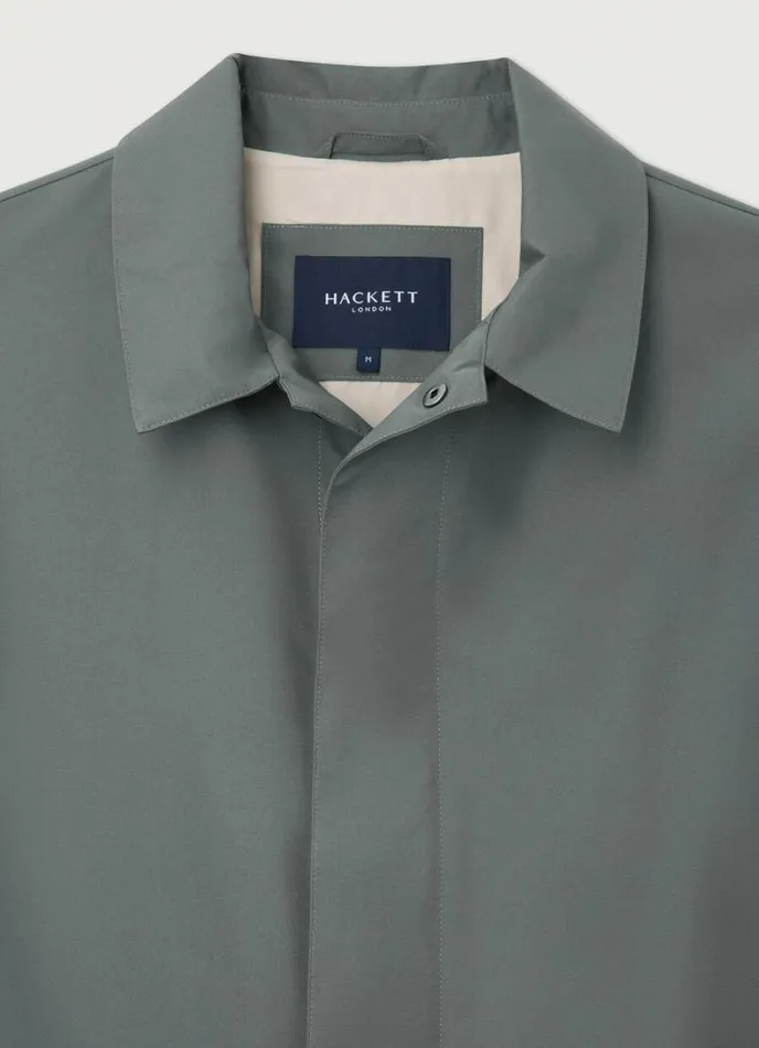 Men WaterResistant Mac Khaki Hackett London Coats and Jackets