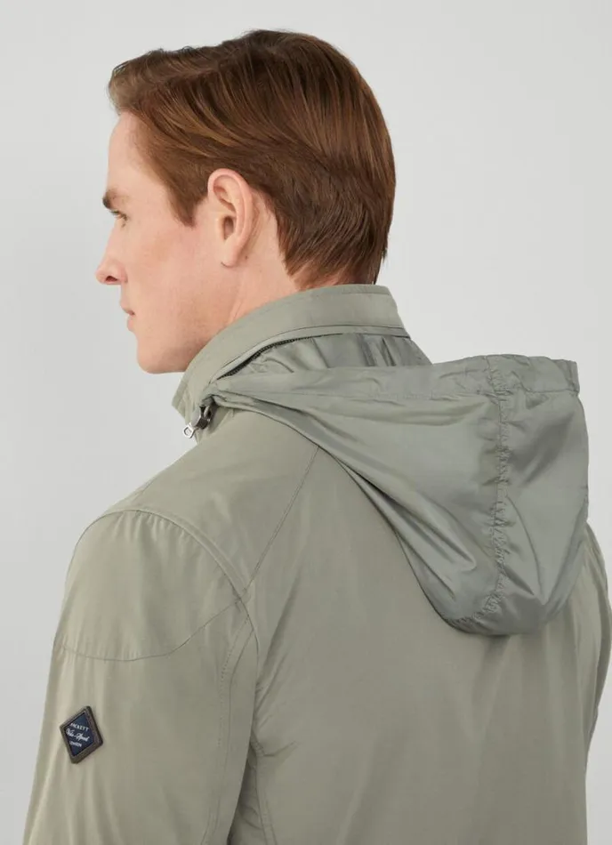 Men WaterResistant Velospeed Jacket Khaki Hackett London Coats and Jackets