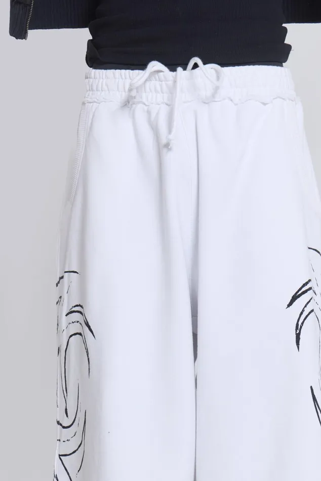 Men White Blade Joggers Jaded London Loungewear