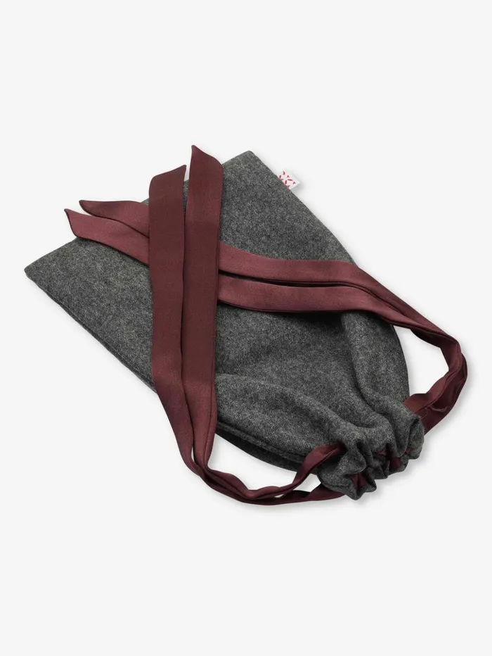 MenWomen Eye Mask Duke Cashmere Charcoal Derek Rose Eye Masks