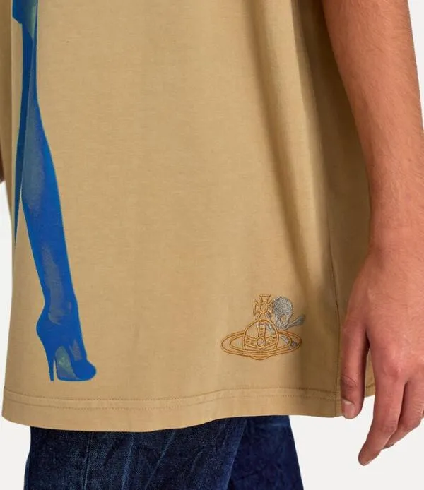 MenWomen Oversized PinUp TShirt Lark Viviennewestwood Sweatshirts And TShirts