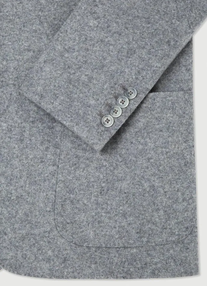 Men Woven Knit Blazer Grey Hackett London Blazers