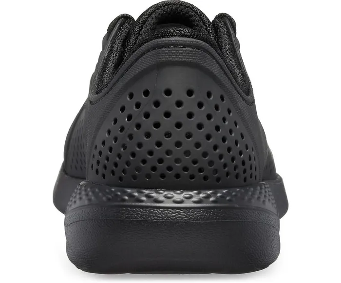 Mens LiteRide Pacer Black Black Crocs Sneakers