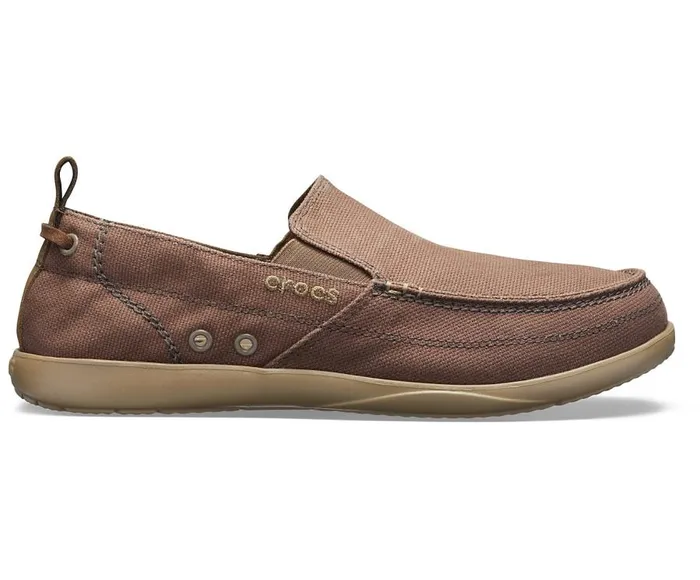 Mens Walu SlipOn Espresso Walnut Crocs Loafers