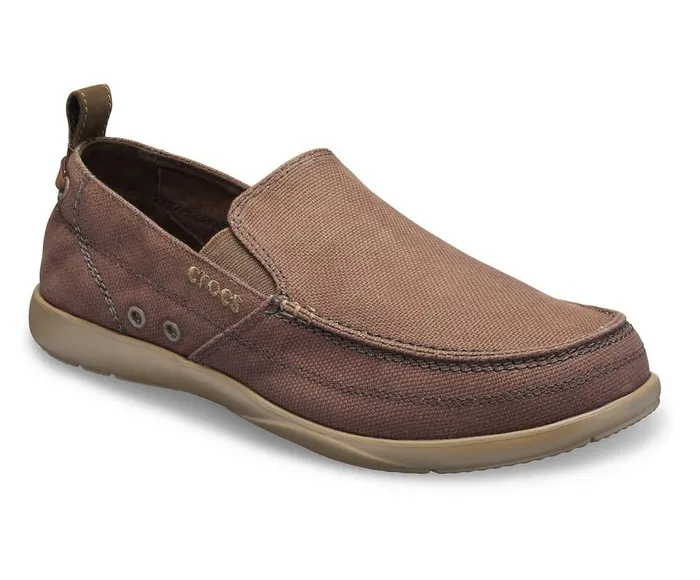 Mens Walu SlipOn Espresso Walnut Crocs Loafers