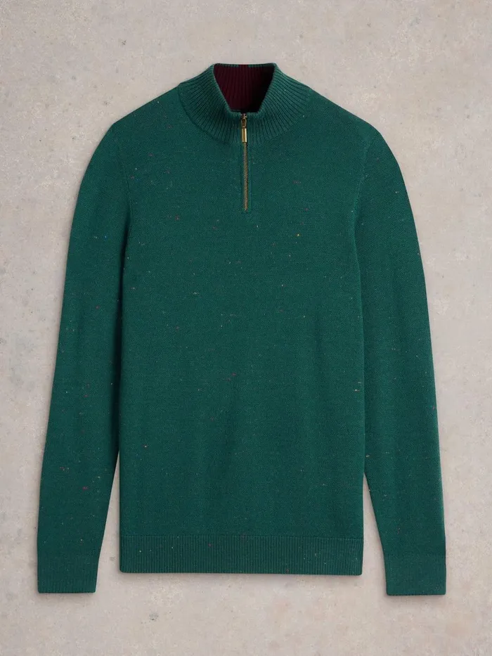 Merino Wool Funnel Neck Nep Green Multi Men White Stuff Knitwear Merino Wool Funnel Neck Nep Green Multi Men White Stuff Knitwear