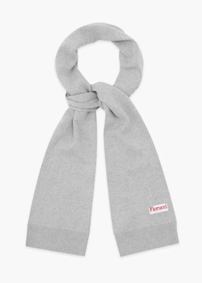 Milano Patch Scarf Grey Grey Accessories Fiorucci