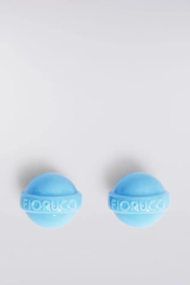 Mini Lollipop Earrings Blue Os Accessories Fiorucci