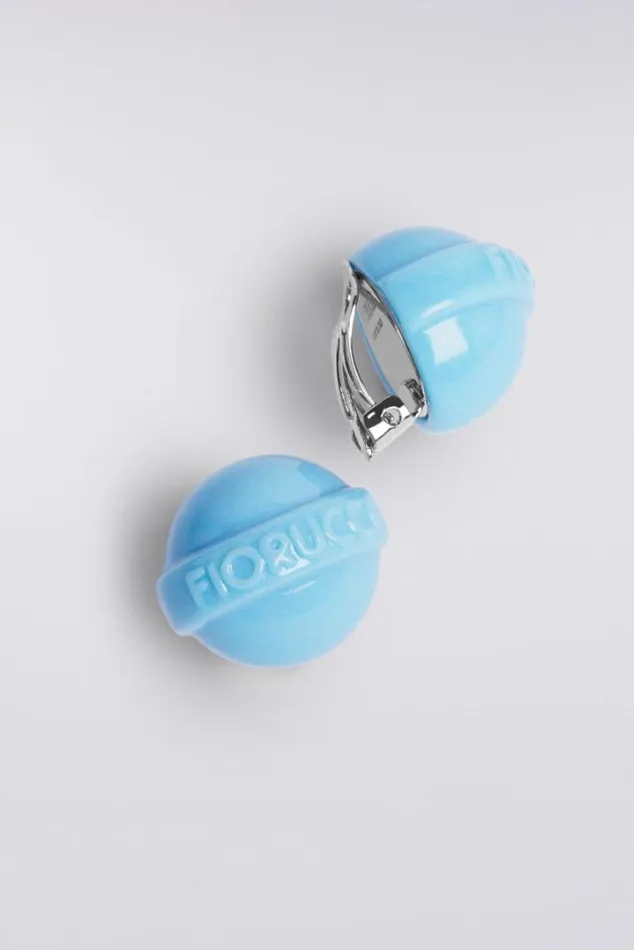 Mini Lollipop Earrings Blue Os Accessories Fiorucci Mini Lollipop Earrings Blue Os Accessories Fiorucci