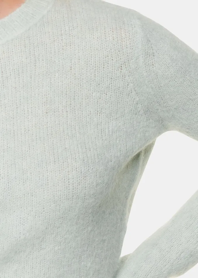 Mint Alpaca Mix Fluffy Knit Women Whistles Knitwear and Cashmere