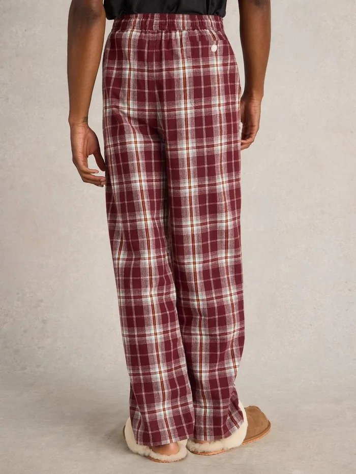 Moorland Flannel PJ Trousers Plum Multi Men White Stuff Loungewear Moorland Flannel PJ Trousers Plum Multi Men White Stuff Loungewear