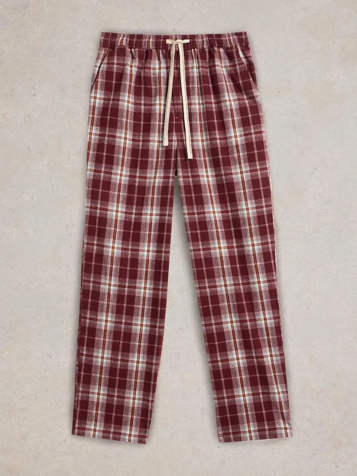 Moorland Flannel PJ Trousers Plum Multi Men White Stuff Loungewear Moorland Flannel PJ Trousers Plum Multi Men White Stuff Loungewear