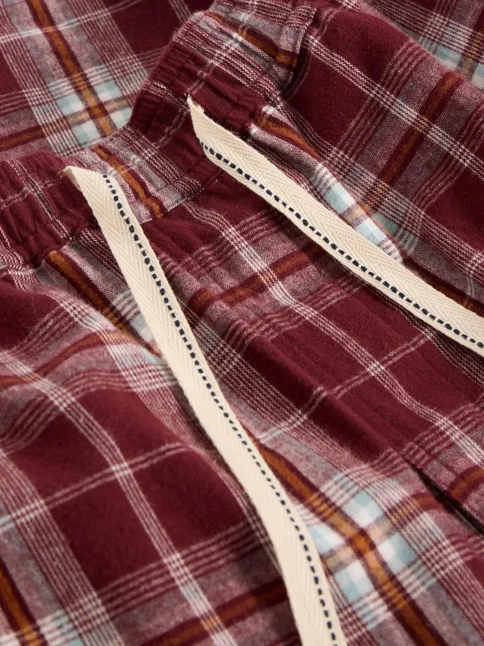 Moorland Flannel PJ Trousers Plum Multi Men White Stuff Loungewear Moorland Flannel PJ Trousers Plum Multi Men White Stuff Loungewear