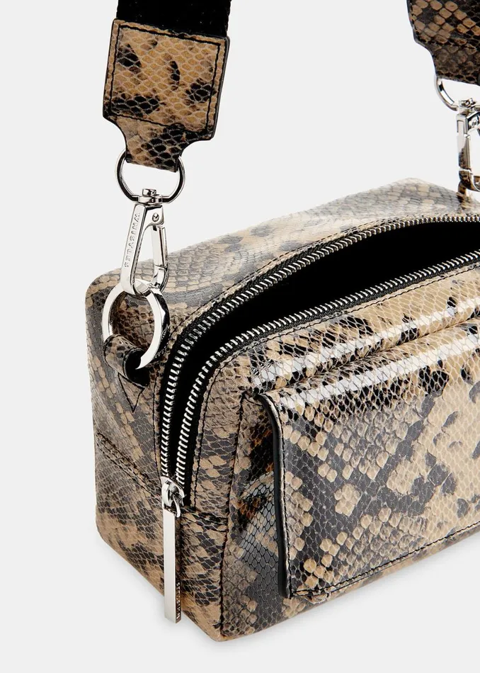 Multicolour Bibi Snake Crossbody Bag Women Whistles Leather