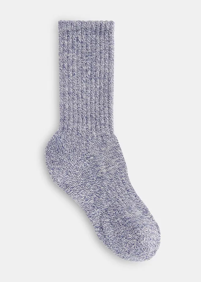 Navy Chunky Marl Socks Women Whistles Socks and Tights