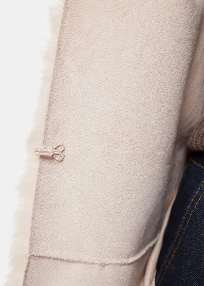 Neutral Faux Fur Gilet Women Whistles Coats and Jackets