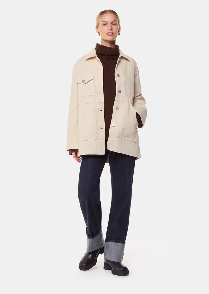 Neutral Jo Utility Jacket Women Whistles Coats and Jackets