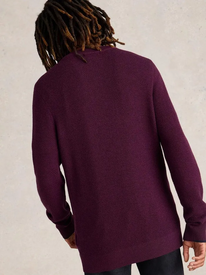 Newport Merino Wool Henley Dk Plum Men White Stuff Knitwear Newport Merino Wool Henley Dk Plum Men White Stuff Knitwear