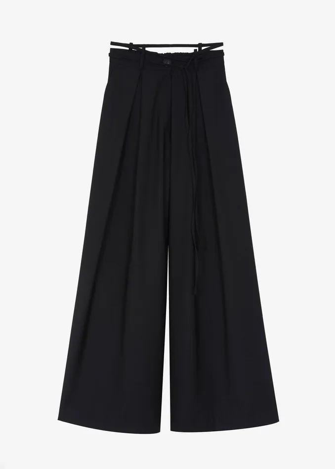 Noor Wide Pants 8211 Black Women The Frankie Shop Clothing