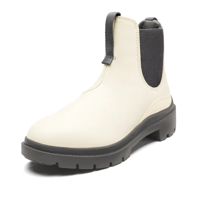 Olukai Hehi Womens Waterproof Chelsea Boots White Sand Steel Women Leather Olukai Hehi Womens Waterproof Chelsea Boots White Sand Steel Women Leather
