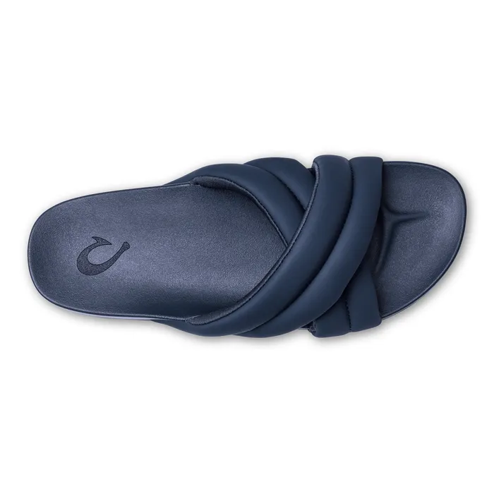 Olukai Hila Womens Puffy Slide Sandals Moonlit Ocean Women Slides Olukai Hila Womens Puffy Slide Sandals Moonlit Ocean Women Slides
