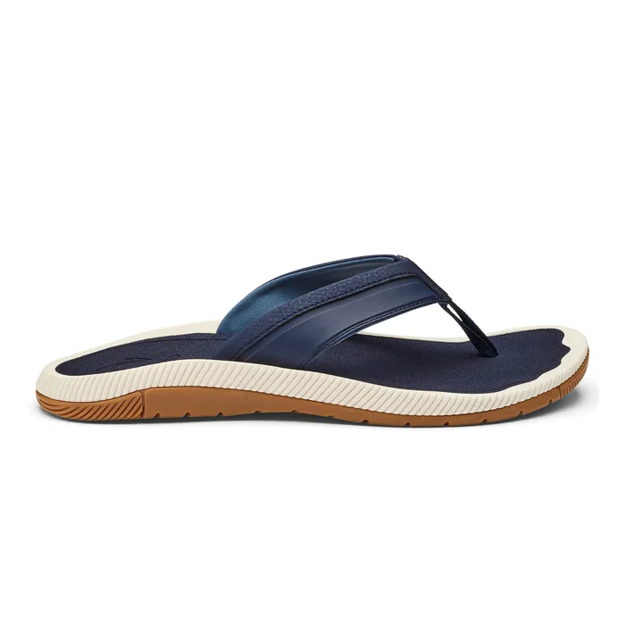 Olukai Kkulu Mens Supportive Beach Sandals Trench Blue Men WaterFriendly