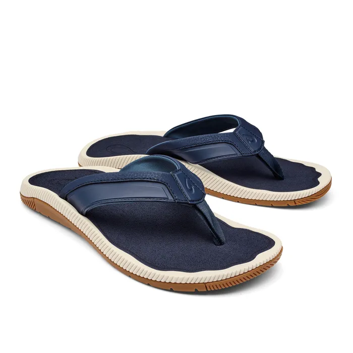 Olukai Kkulu Mens Supportive Beach Sandals Trench Blue Men WaterFriendly Olukai Kkulu Mens Supportive Beach Sandals Trench Blue Men WaterFriendly