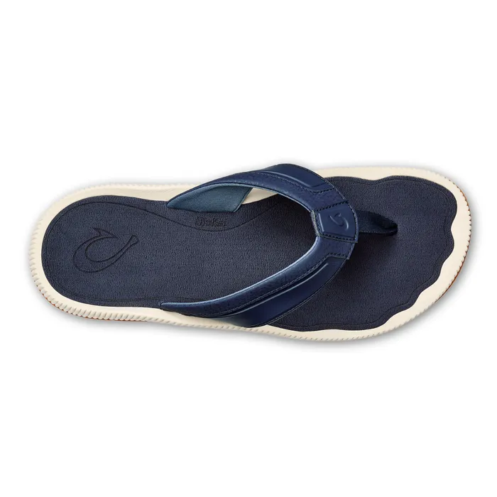 Olukai Kkulu Mens Supportive Beach Sandals Trench Blue Men WaterFriendly Olukai Kkulu Mens Supportive Beach Sandals Trench Blue Men WaterFriendly
