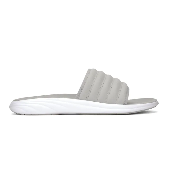 Olukai Komo Slide Mens Beach Slide Sandals Mist Grey Men Slides