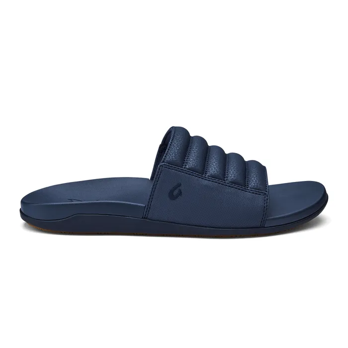 Olukai Maha 039Olu Mens Comfortable Slide Sandals Moonlit Ocean Men WaterFriendly