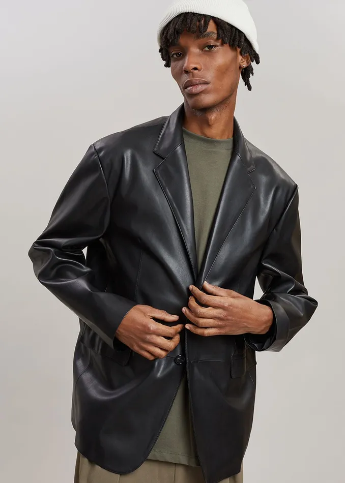 Olympia Blazer 8211 Black WomenMen The Frankie Shop Clothing