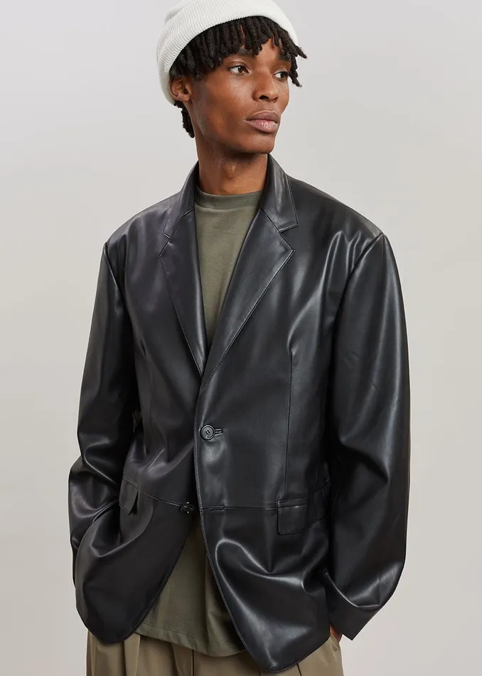 Olympia Blazer 8211 Black WomenMen The Frankie Shop Clothing