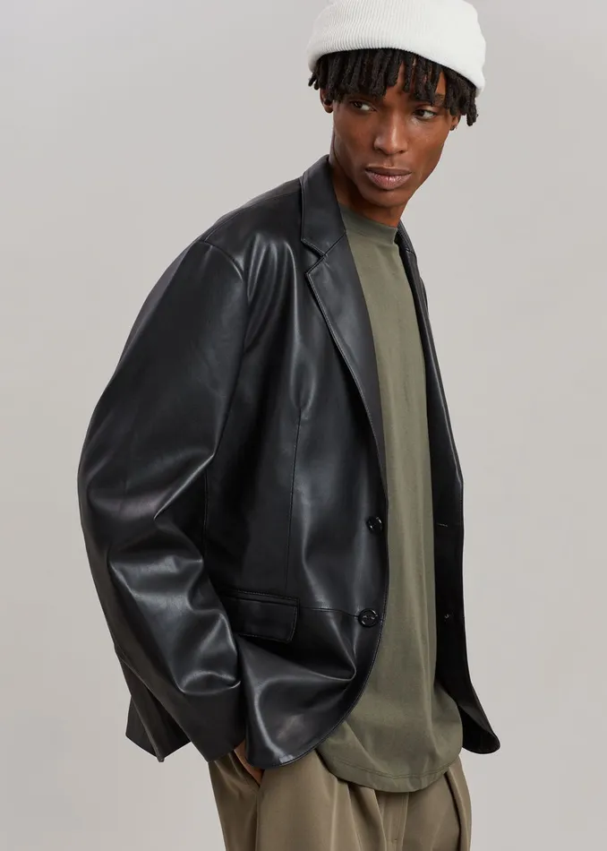 Olympia Blazer 8211 Black WomenMen The Frankie Shop Clothing