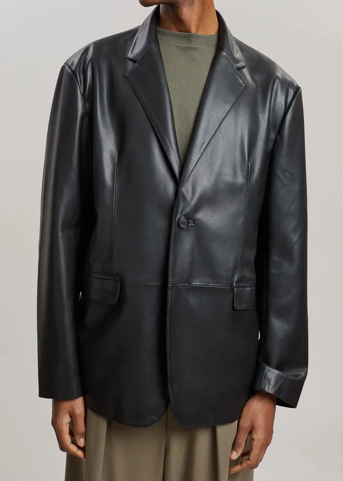 Olympia Blazer 8211 Black WomenMen The Frankie Shop Clothing