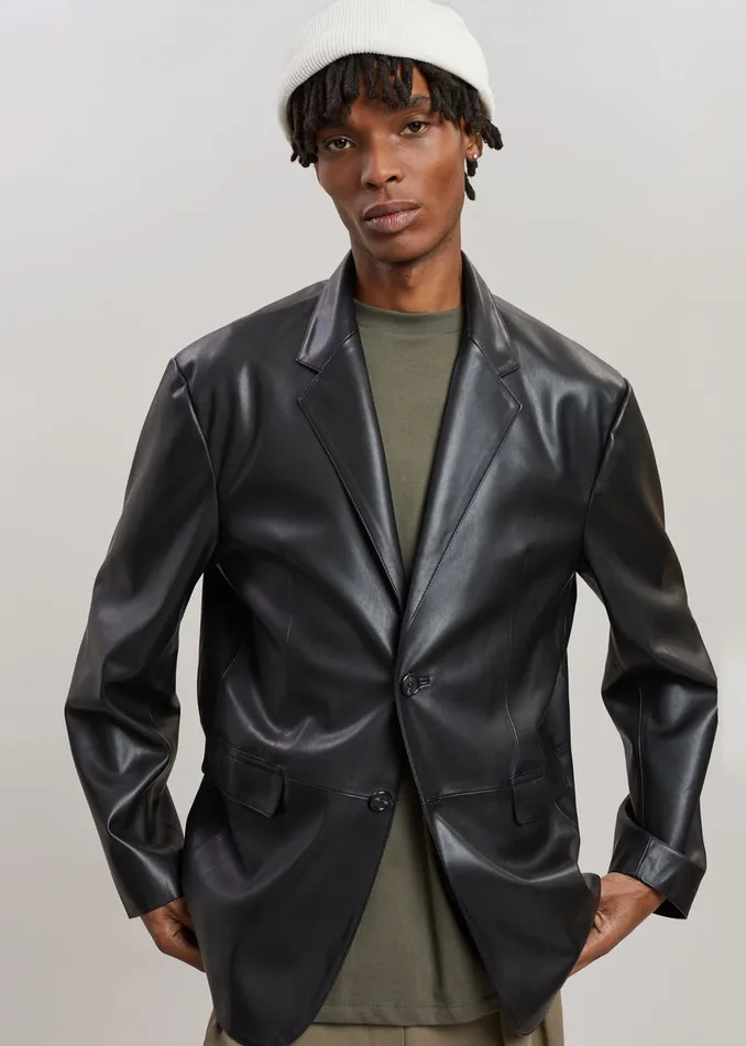 Olympia Blazer 8211 Black WomenMen The Frankie Shop Clothing