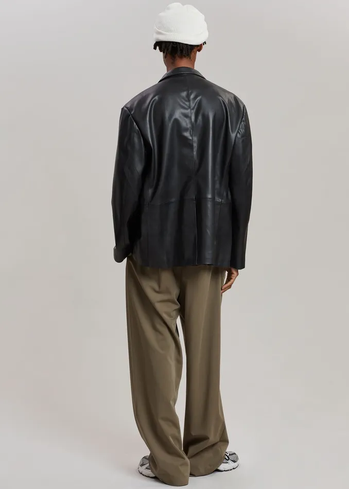 Olympia Blazer 8211 Black WomenMen The Frankie Shop Clothing