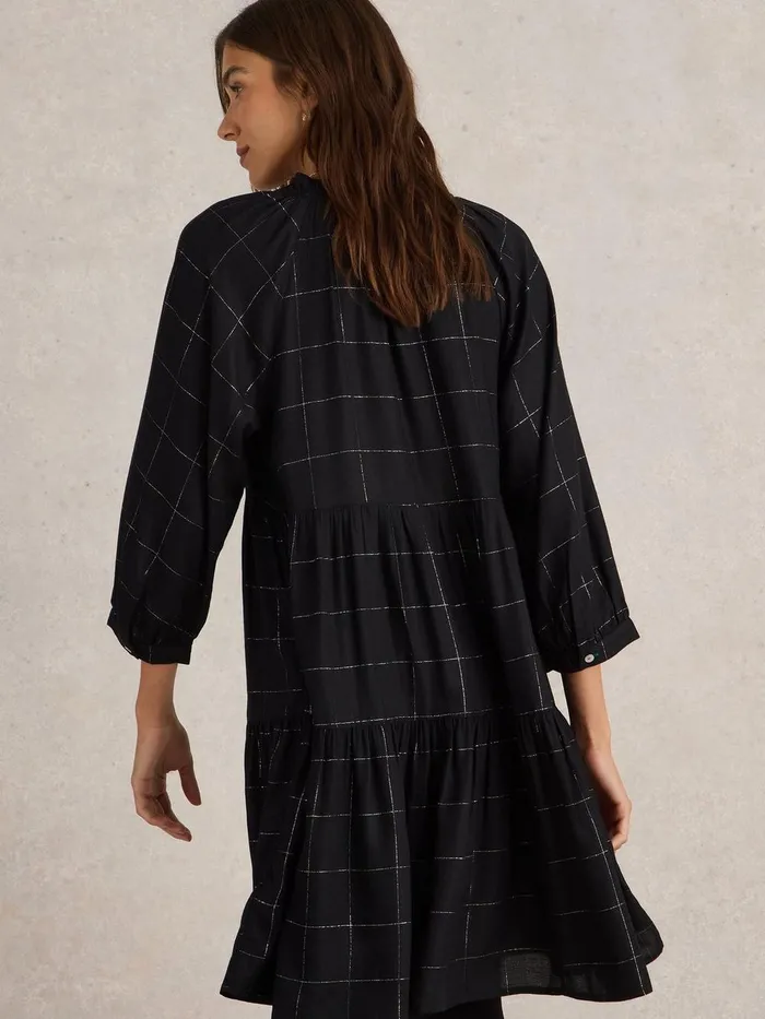 Orla Check Dress Black Multi Women White Stuff Dresses Orla Check Dress Black Multi Women White Stuff Dresses