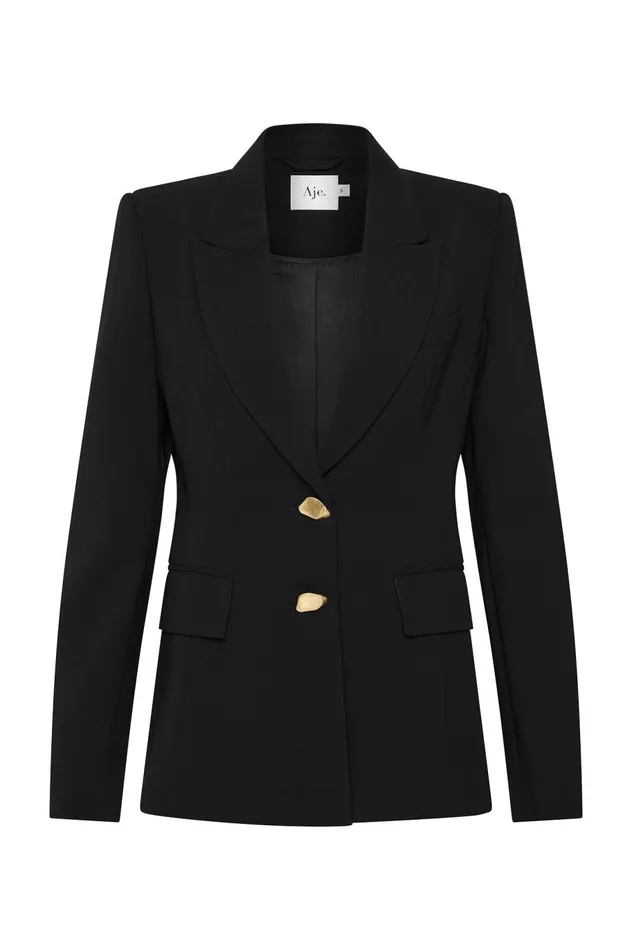Paragon Structured Jacket Black Women Aje Blazers Jackets and Coats Paragon Structured Jacket Black Women Aje Blazers Jackets and Coats