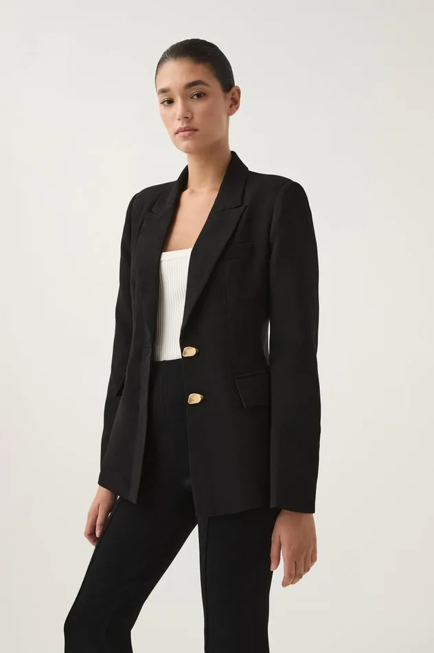 Paragon Structured Jacket Black Women Aje Blazers Jackets and Coats Paragon Structured Jacket Black Women Aje Blazers Jackets and Coats