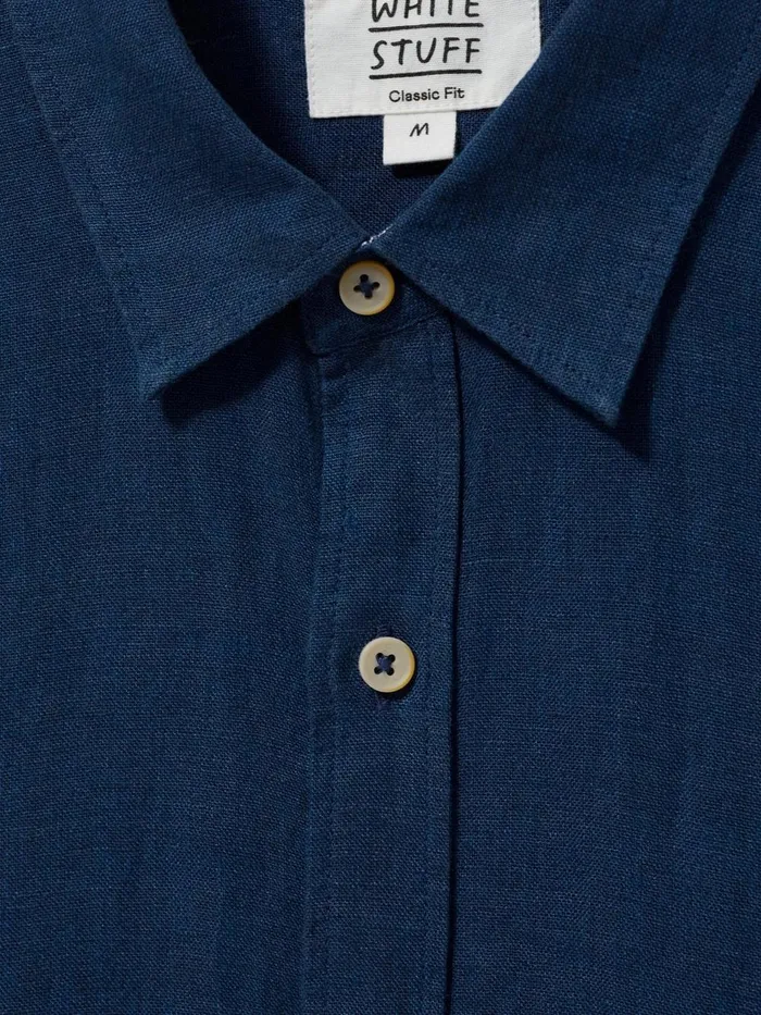 Pembroke LS Linen Shirt Dark Navy Men White Stuff Shirts Pembroke LS Linen Shirt Dark Navy Men White Stuff Shirts