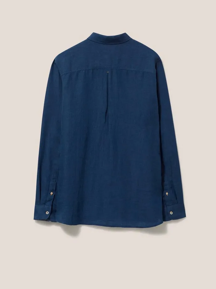 Pembroke LS Linen Shirt Dark Navy Men White Stuff Shirts Pembroke LS Linen Shirt Dark Navy Men White Stuff Shirts