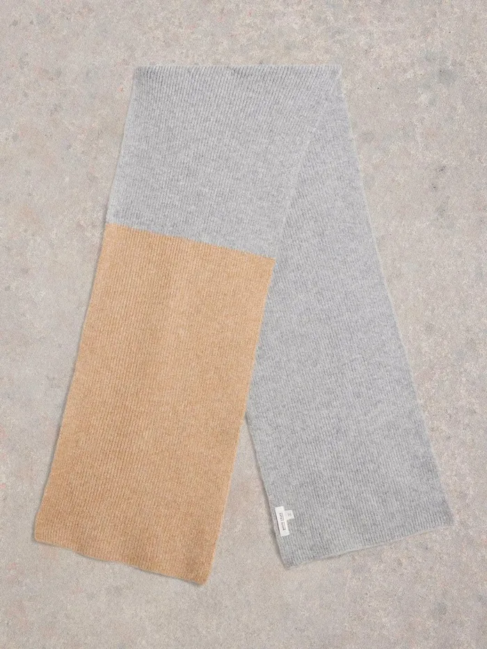 Poppy Knitted Scarf Grey Multi Women White Stuff Scarves Poppy Knitted Scarf Grey Multi Women White Stuff Scarves