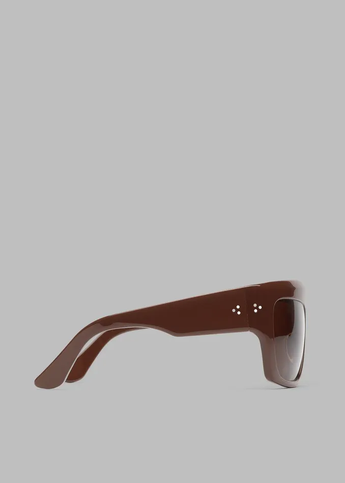 Port Tanger Hal Sunglasses 8211 Alkakaw AcetateTobacco Lens WomenMen The Frankie Shop Accessories