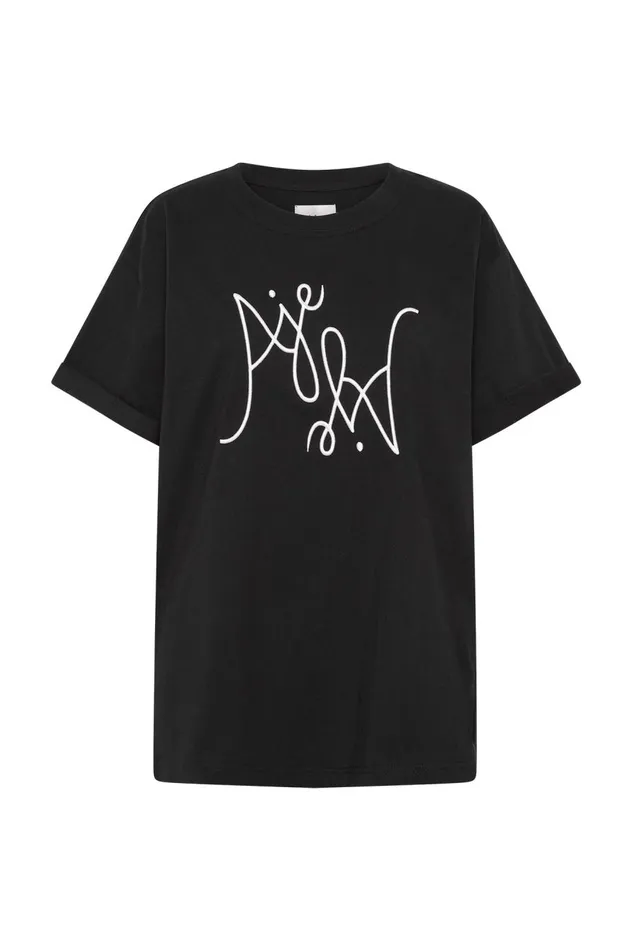 Prophecy Logo Oversized Tee Blackwhite Logo Women Aje Tees Prophecy Logo Oversized Tee Blackwhite Logo Women Aje Tees