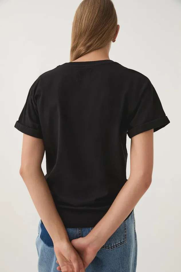 Prophecy Logo Oversized Tee Blackwhite Logo Women Aje Tees Prophecy Logo Oversized Tee Blackwhite Logo Women Aje Tees