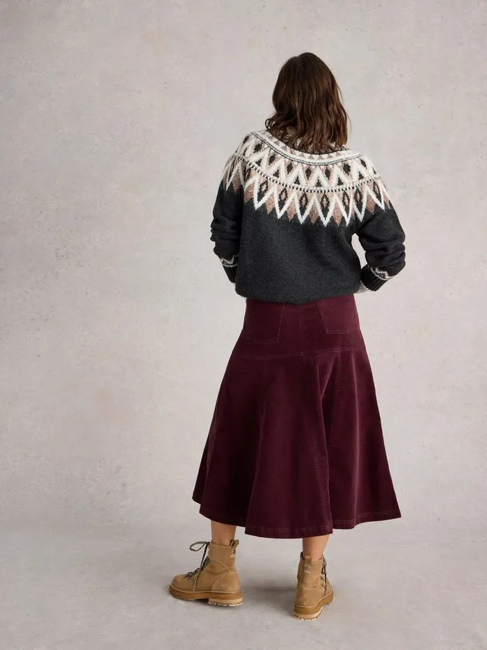 Quinn Organic Cord Midi Skirt Dk Plum Women White Stuff Skirts Quinn Organic Cord Midi Skirt Dk Plum Women White Stuff Skirts